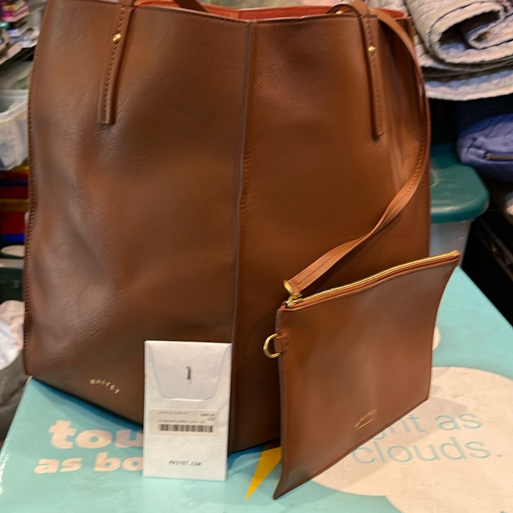 Maiyet sia shopper in cognac